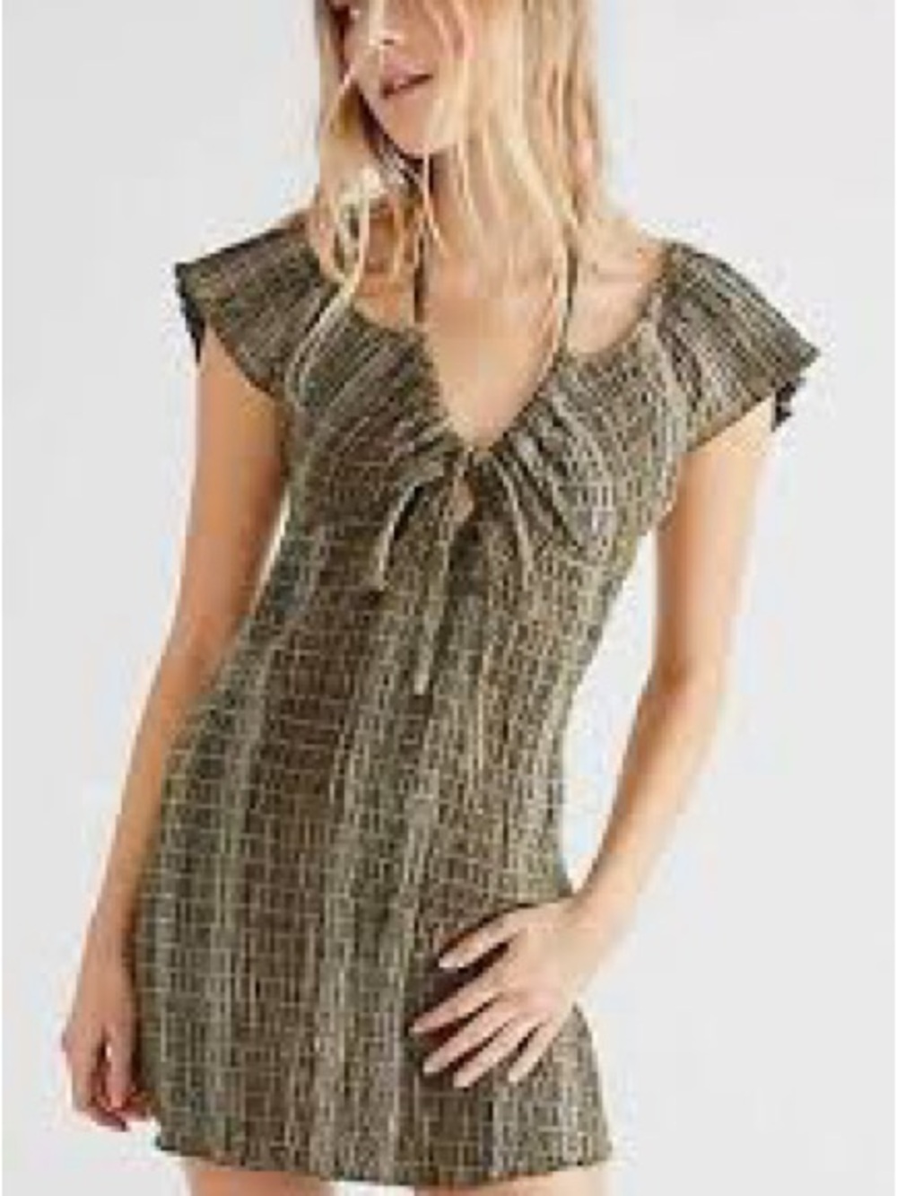 Nwot Free People tropical mini dress